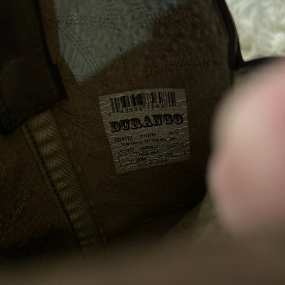 Durango Brown Leather Women’s Western Boots - Picture 4 of 4